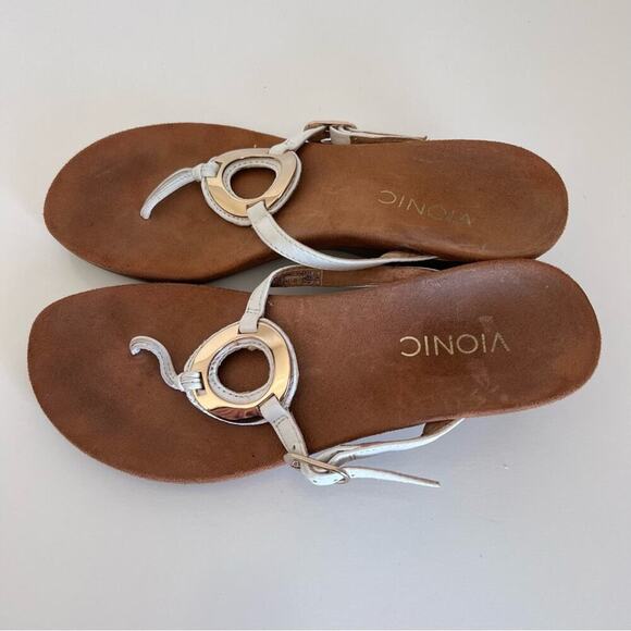 Vionic Park Orchid Toepost Wedge Sandals - Picture 4 of 10